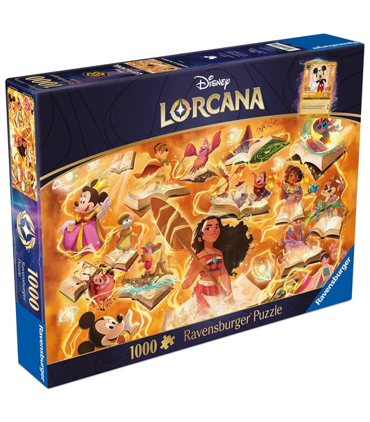 Puzzle 1000 Piezas Disney Lorcana Ravensburger + Carta Promocional Mickey