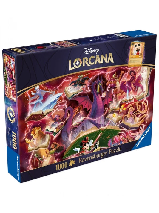 Puzzle 1000 Piezas Disney Lorcana Ravensburger + Carta Promocional Mickey