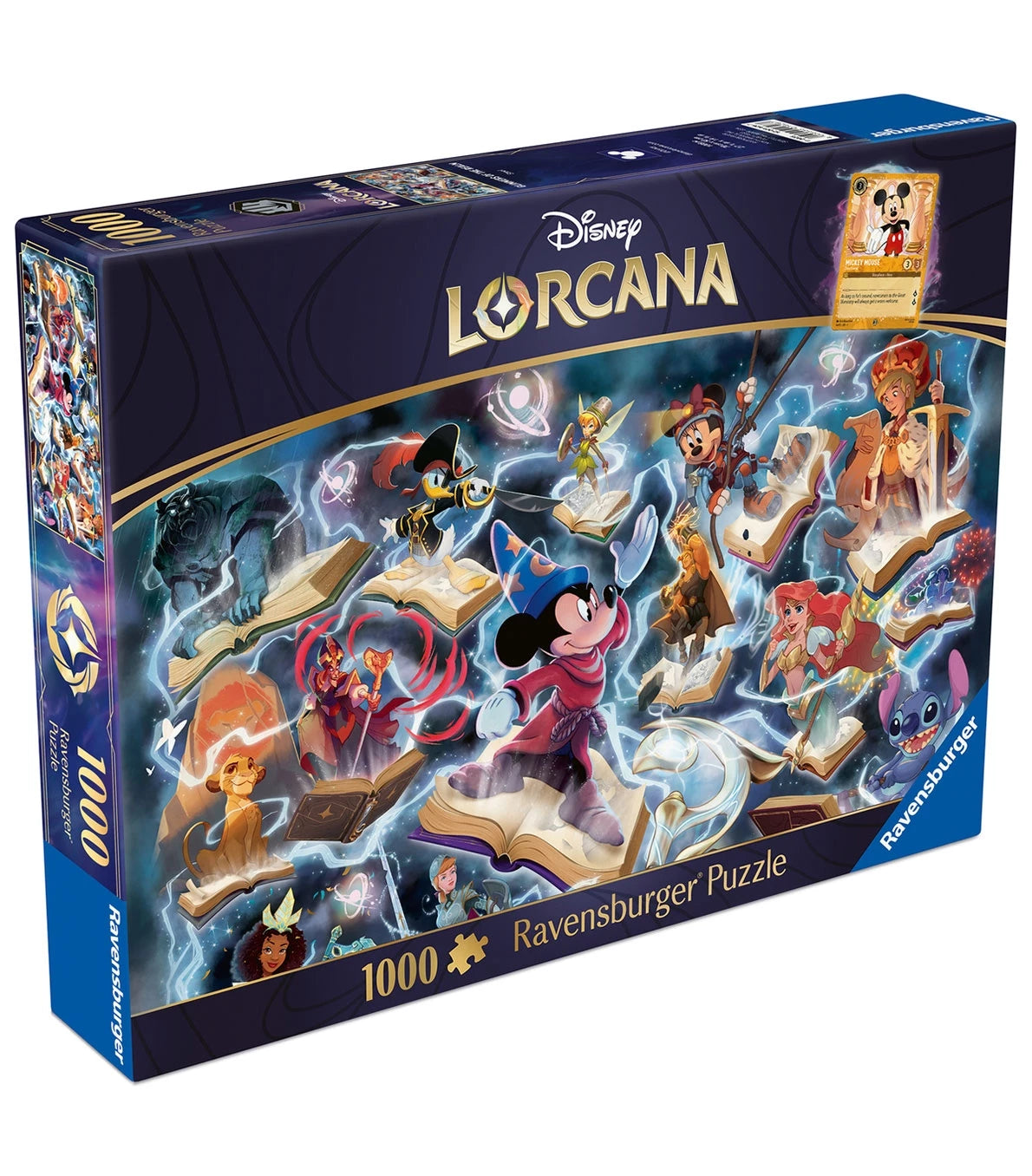 Puzzle 1000 Piezas  Disney Lorcana Ravensburger + Carta Promocional Mickey