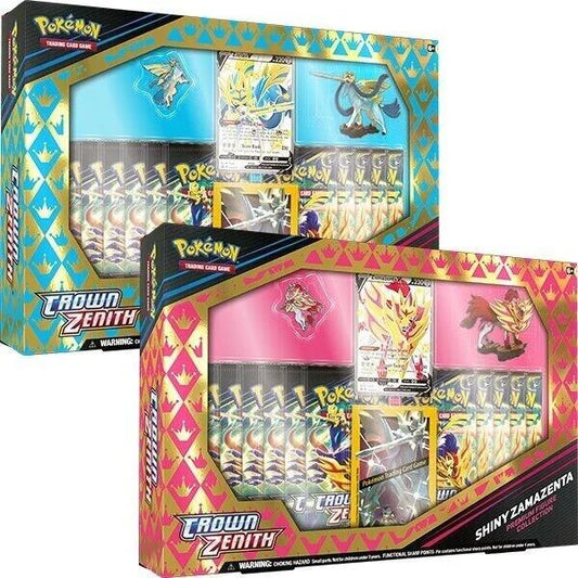 Premium Figure Zacian y Zamazenta Crown Zenit Pokemon TCG