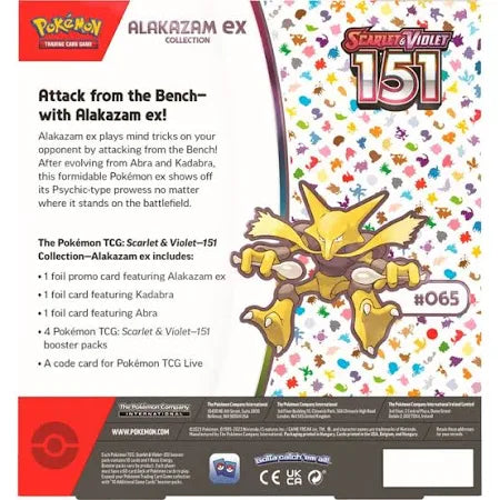 Caja  Alakazam Scarlet & Violet 151  Pokemon TCG