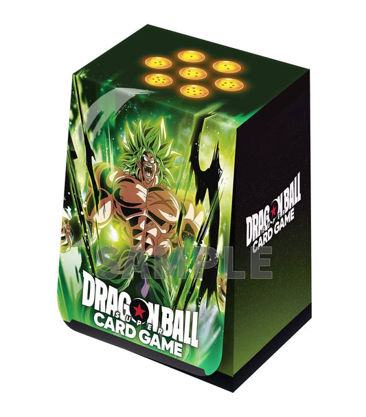 Set de Fundas y Caja para Cartas Broly Set 04 Super Fusion World Dragon Ball